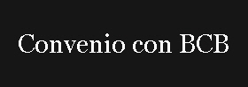Convenio con BCB